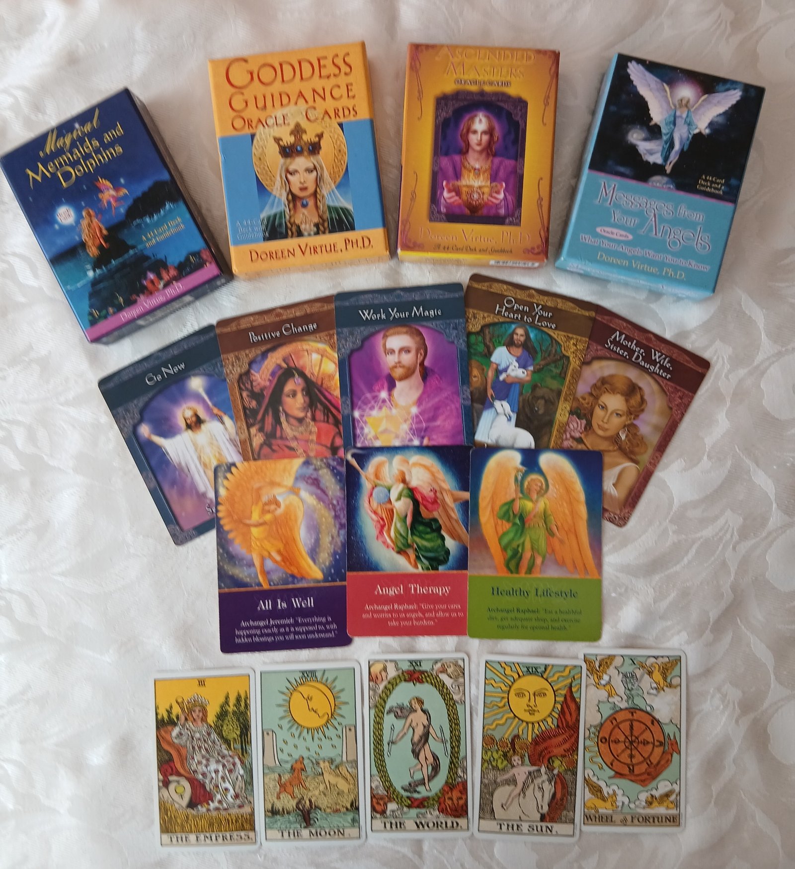A selection of cards and card decks